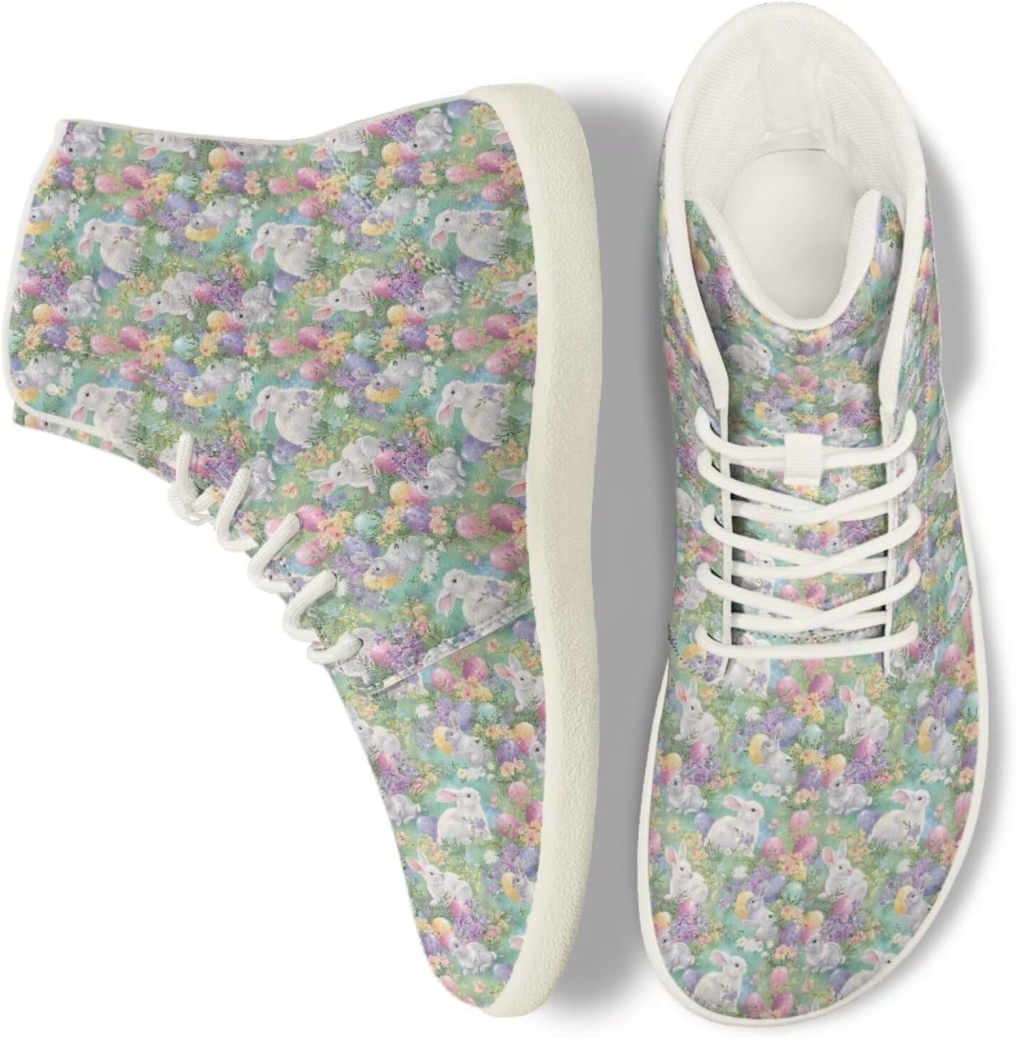 Кроссовки Belidome High Top для женщин и мужчин, повседневные с плоской подошвой, на шнуровке, противоскользящие, Eatser Rabbit Eggs
Кроссовки Belidome High Top для женщин и мужчин, повседневные с плоской подошвой, на шнуровке, противоскользящие, Eatser Rabbit Eggs