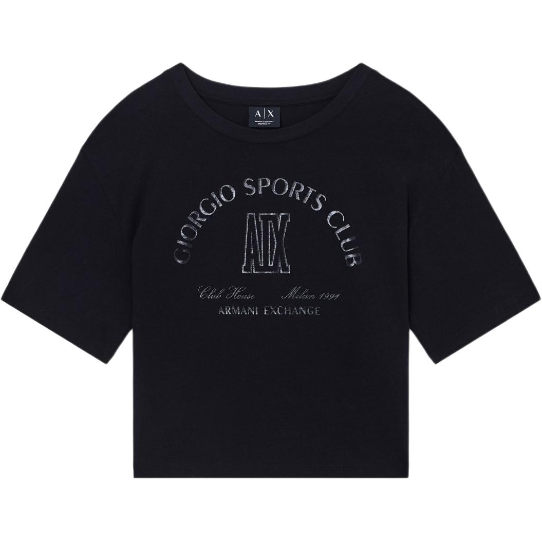 Футболка AE SS26 женская ARMANI EXCHANGE, черный
Футболка AE SS26 женская ARMANI EXCHANGE, черный