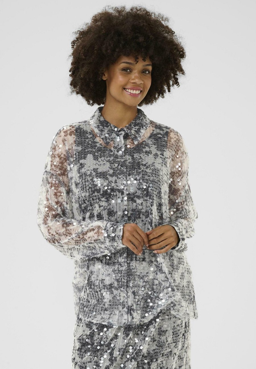 Блуза Culture Button-down blouse, Grey/White Mix/White
Блуза Culture Button-down blouse, Grey/White Mix/White