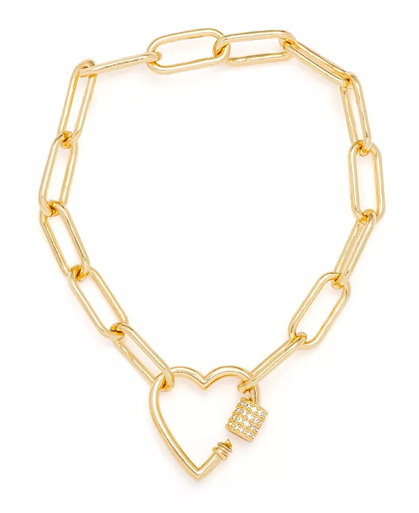 Браслет в форме сердца с кубическим цирконием из желтого или розового золота Macy'S, gold
Браслет в форме сердца с кубическим цирконием из желтого или розового золота Macy'S, gold