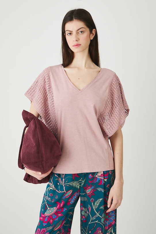 Хлопковая футболка наизнанку Medicine, розовый
Хлопковая футболка наизнанку Medicine, розовый