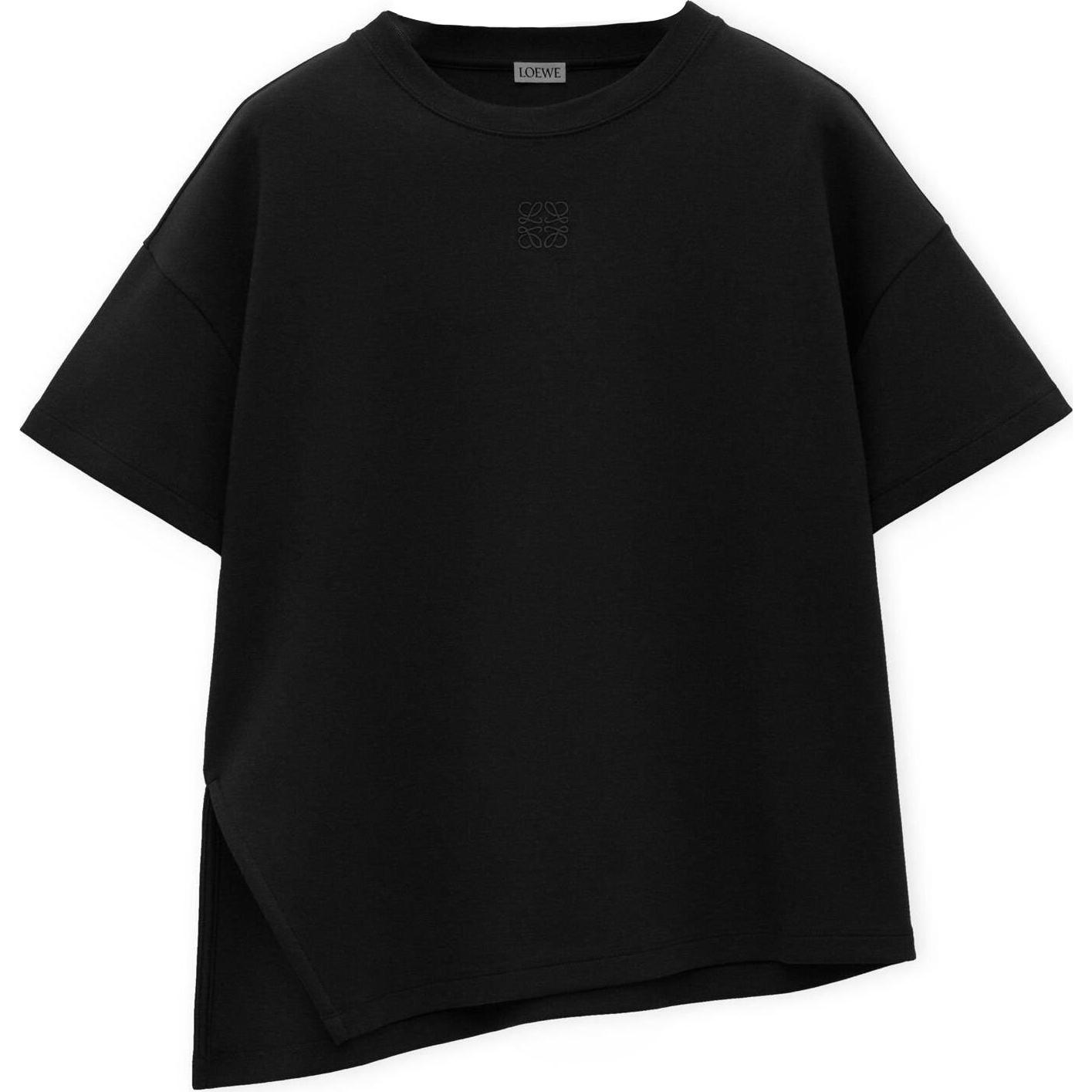 Асимметричная джерси футболка LOEWE, черный
Асимметричная джерси футболка LOEWE, черный