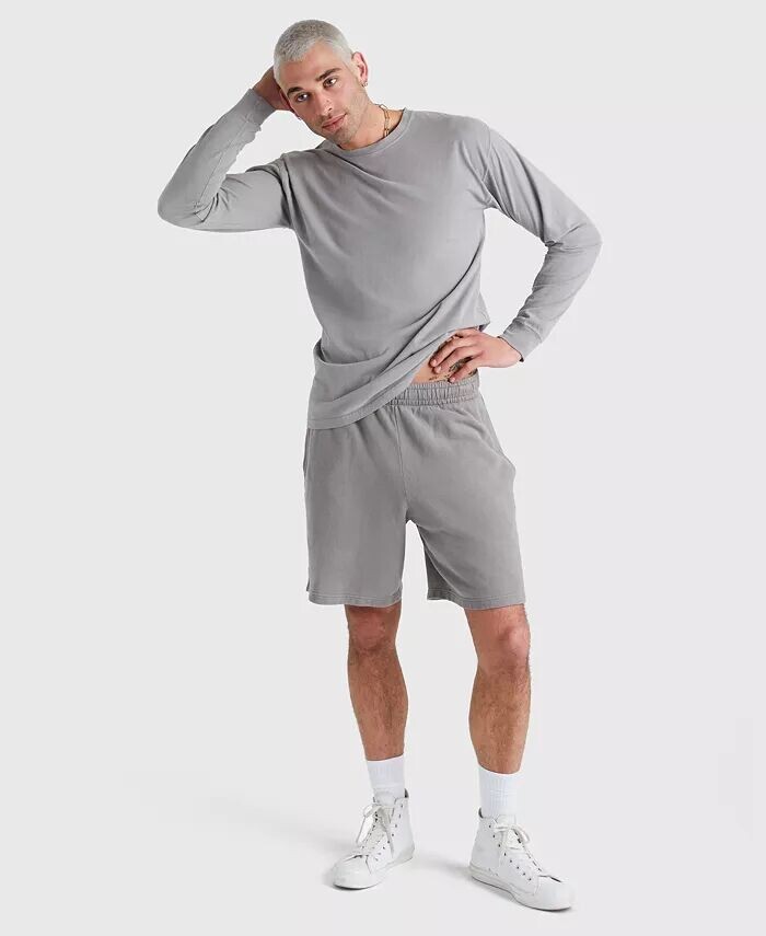 Хлопковая футболка унисекс с длинными рукавами, окрашенная в готовом виде Hanes, серый
Хлопковая футболка унисекс с длинными рукавами, окрашенная в готовом виде Hanes, серый