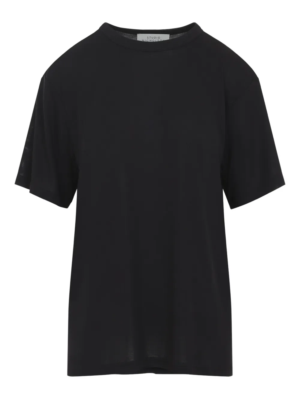 Футболка с круглым вырезом Studio Nicholson, черный
Футболка с круглым вырезом Studio Nicholson, черный