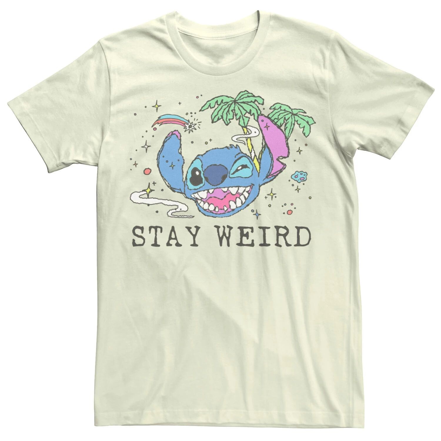 Мужская футболка Lilo & Stitch Trippy Stitch с большим лицом Disney
Мужская футболка Lilo & Stitch Trippy Stitch с большим лицом Disney