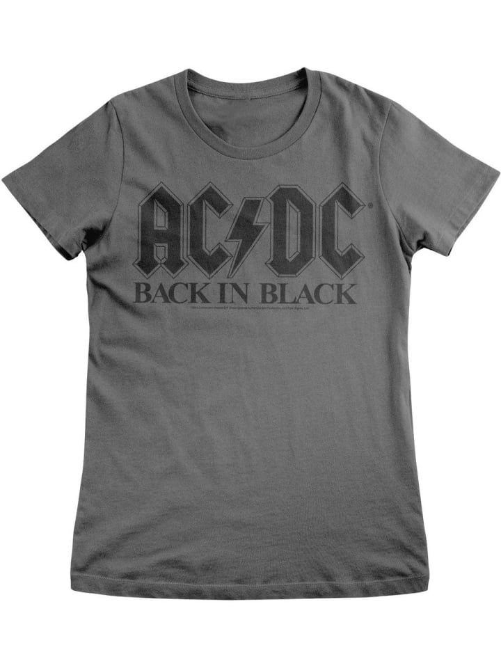 Футболка Back In Black Girly Tee AC/DC, серый
Футболка Back In Black Girly Tee AC/DC, серый