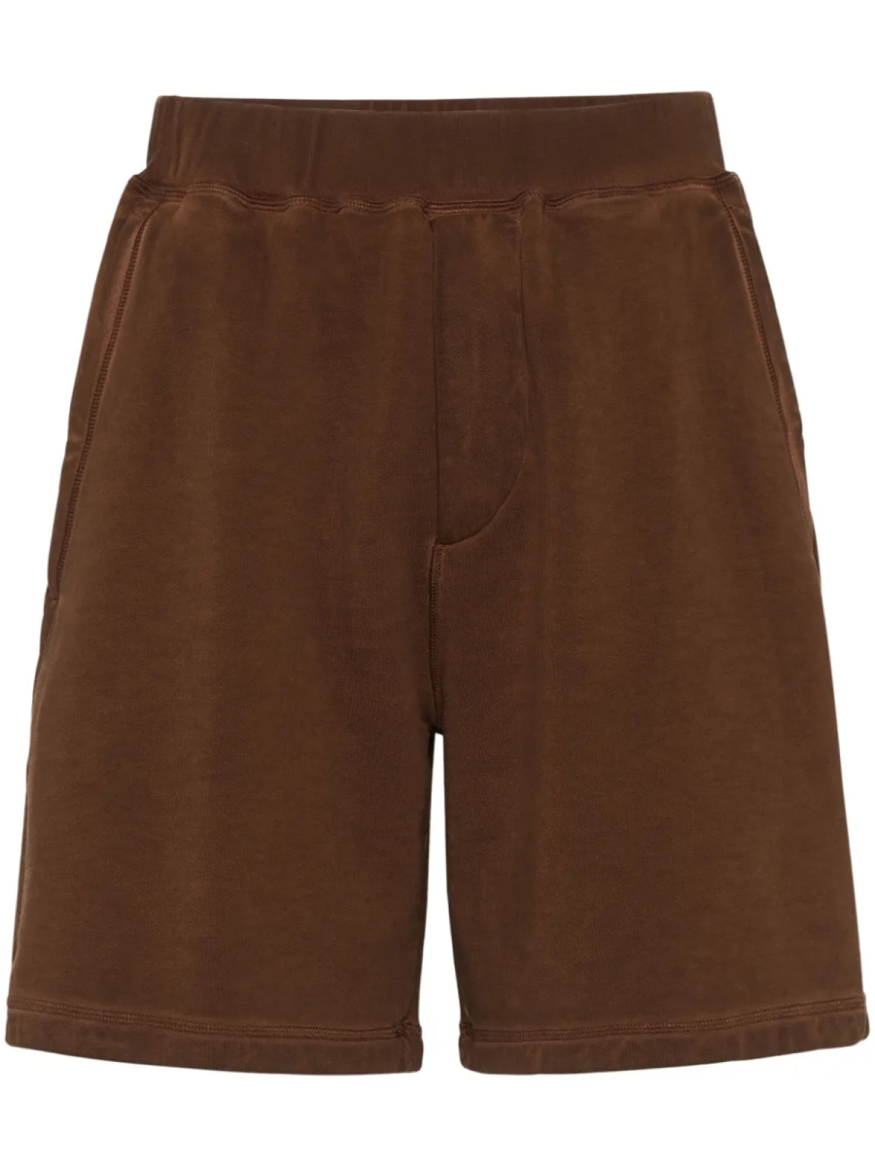 DSQUARED2 шорты из джерси с логотипом, коричневый 
DSQUARED2 шорты из джерси с логотипом, коричневый