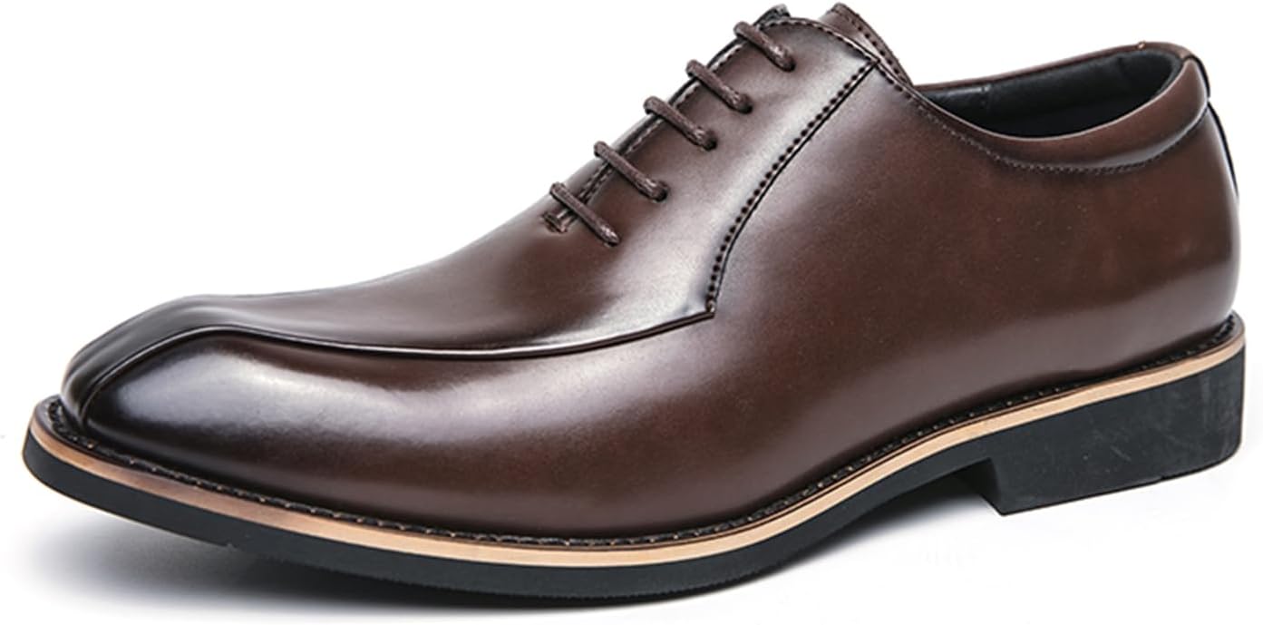 Мужские дерби оксфорды Классические шнурованные низкие с острым носком Деловые свадебные туфли Abborora, темно-коричневый
Мужские дерби оксфорды Классические шнурованные низкие с острым носком Деловые свадебные туфли Abborora, темно-коричневый