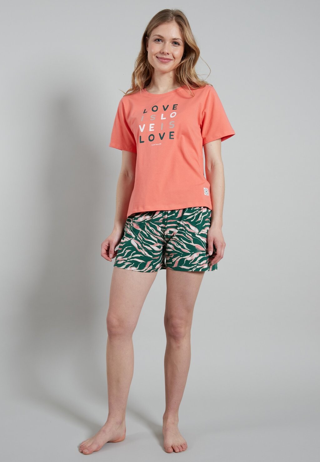 Пижамный комплект TOM TAILOR, зеленый 
Пижамный комплект TOM TAILOR, зеленый