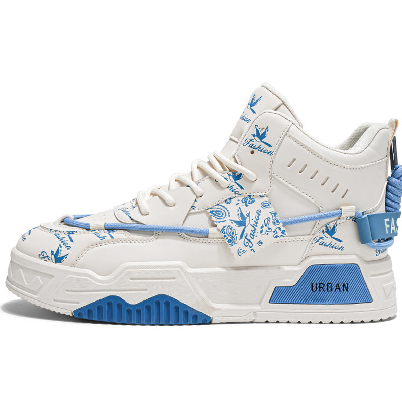 URBAN AUTHENTIC Антискользящие износостойкие высокие повседневные кроссовки мужские бежево-голубые, цвет Beige Blue
URBAN AUTHENTIC Антискользящие износостойкие высокие повседневные кроссовки мужские бежево-голубые, цвет Beige Blue