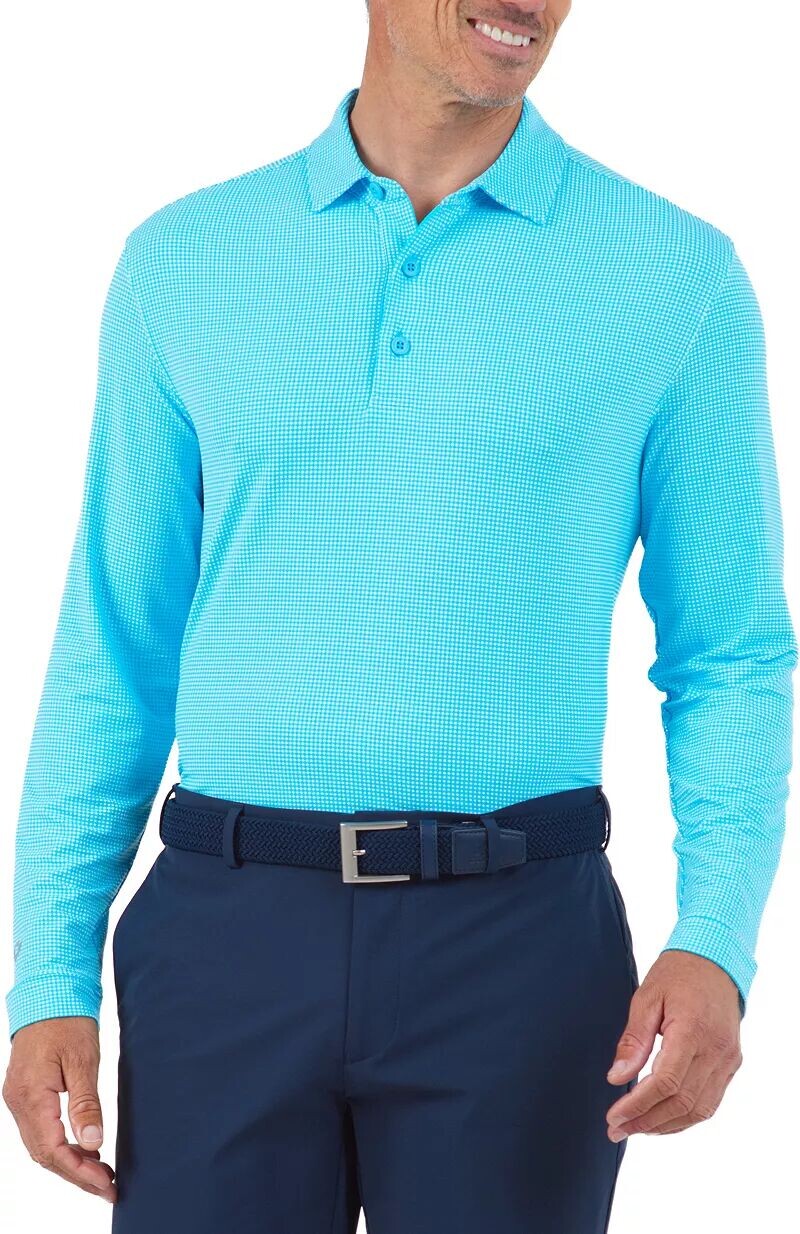 Ibkul Мужская мини-поло для гольфа с длинными рукавами и клетчатым принтом
Ibkul Мужская мини-поло для гольфа с длинными рукавами и клетчатым принтом