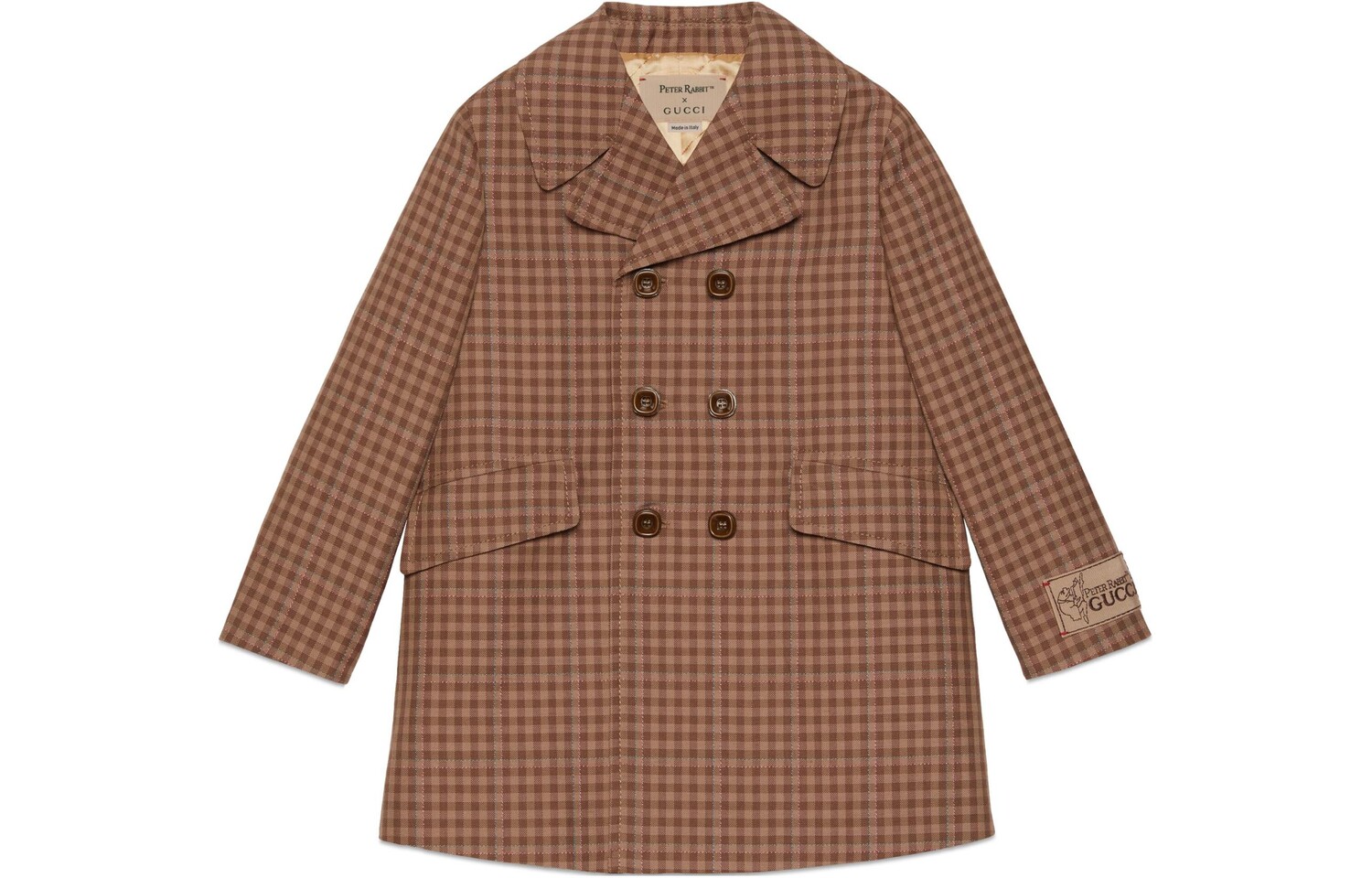 Детское пальто Gucci, коричневый
Детское пальто Gucci, коричневый