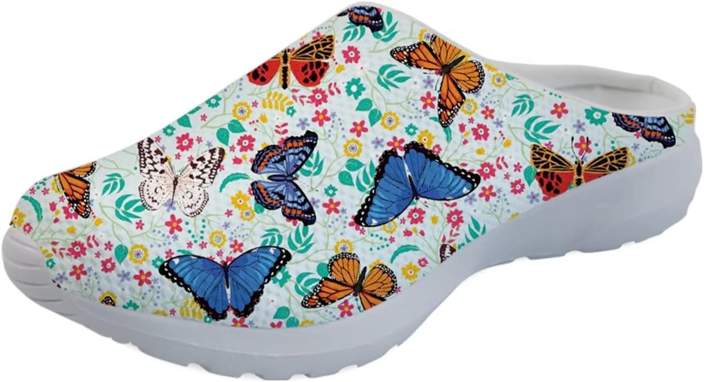 Женские сабо-клоги Forchrinse Blue Palm Tree с сеткой, легкие для ходьбы, с мягкой поддержкой свода стопы, для работы, ухода за больными, Colorful Butterfly Flower
Женские сабо-клоги Forchrinse Blue Palm Tree с сеткой, легкие для ходьбы, с мягкой поддержкой свода стопы, для работы, ухода за больными, Colorful Butterfly Flower