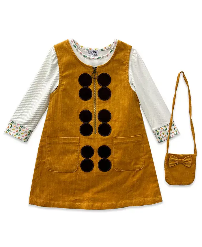 Детский набор для девочек 2T-6X: джемпер, топ и кроссбоди с аппликацией Blueberi Boulevard, загар/бежевый
Детский набор для девочек 2T-6X: джемпер, топ и кроссбоди с аппликацией Blueberi Boulevard, загар/бежевый