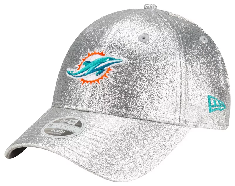 Женская регулируемая шляпа New Era Miami Dolphins Sparkly 9Forty серебристого цвета металлик
Женская регулируемая шляпа New Era Miami Dolphins Sparkly 9Forty серебристого цвета металлик
