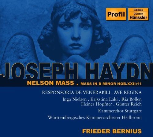 CD диск Haydn / Nielsen / Laki / Bollen / Reich / Bernius: Nelson Mass / Responsoria de Venerabili 
CD диск Haydn / Nielsen / Laki / Bollen / Reich / Bernius: Nelson Mass / Responsoria de Venerabili
