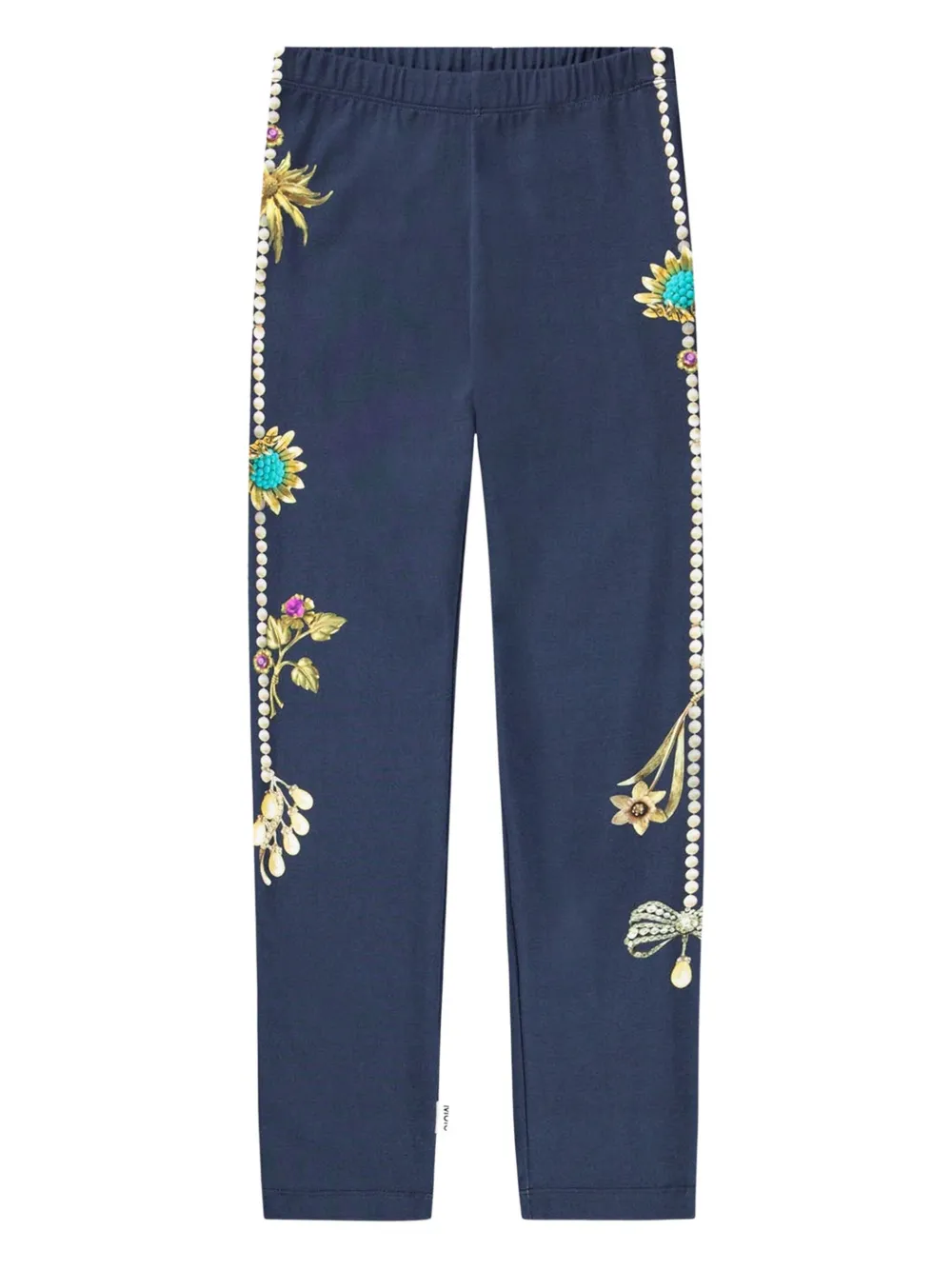 Леггинсы с цветочной вышивкой Molo, синий
Леггинсы с цветочной вышивкой Molo, синий