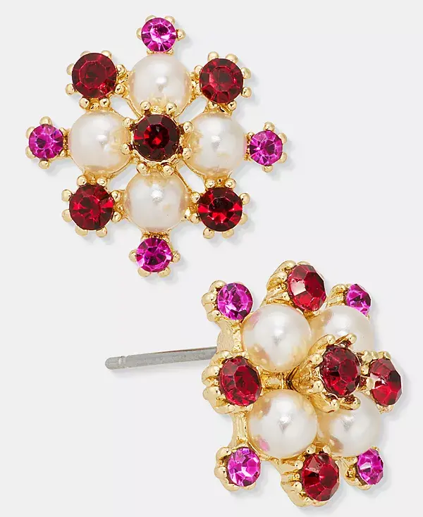 Серьги-Гвоздики с камнями и искусственным жемчугом Charter Club, red
Серьги-Гвоздики с камнями и искусственным жемчугом Charter Club, red