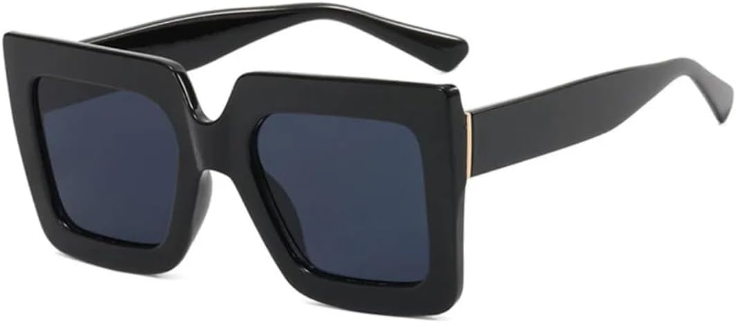 Модные женские солнцезащитные очки в крупной оправе, мужские солнцезащитные очки класса люкс для активного отдыха и спорта, очки для вождения с защитой от УФ-излучения UV400 VVTWSSW, Black Gray
Модные женские солнцезащитные очки в крупной оправе, мужские солнцезащитные очки класса люкс для активного отдыха и спорта, очки для вождения с защитой от УФ-излучения UV400 VVTWSSW, Black Gray