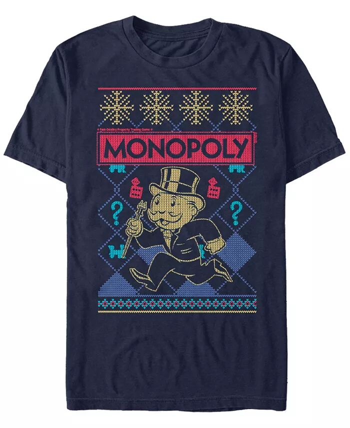 Футболка с коротким рукавом в рождественском стиле от Monopoly для мужчин Fifth Sun, синий
Футболка с коротким рукавом в рождественском стиле от Monopoly для мужчин Fifth Sun, синий