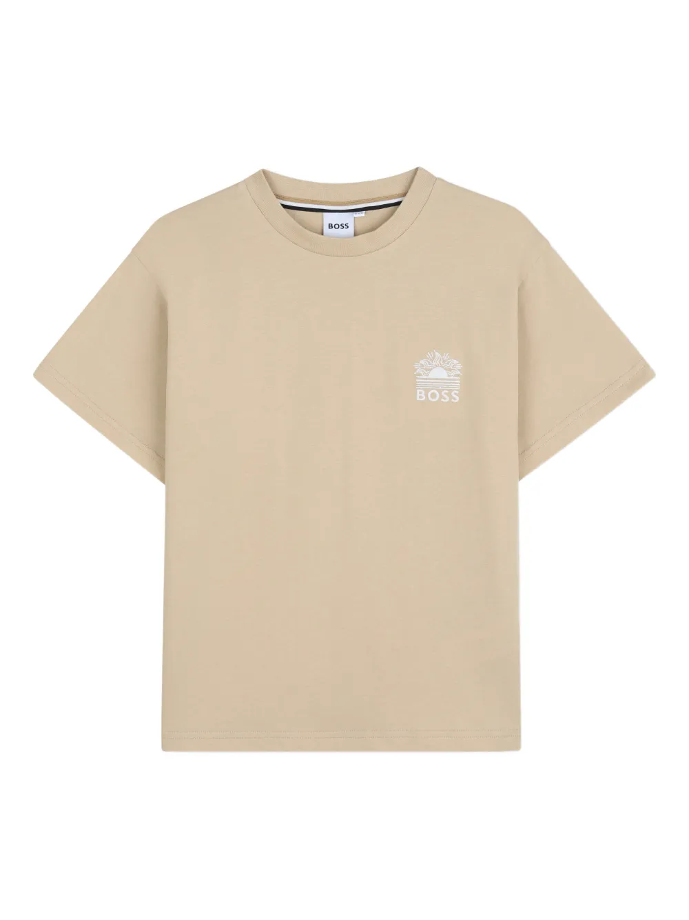 Футболка с логотипом Boss Kidswear, бежевый
Футболка с логотипом Boss Kidswear, бежевый