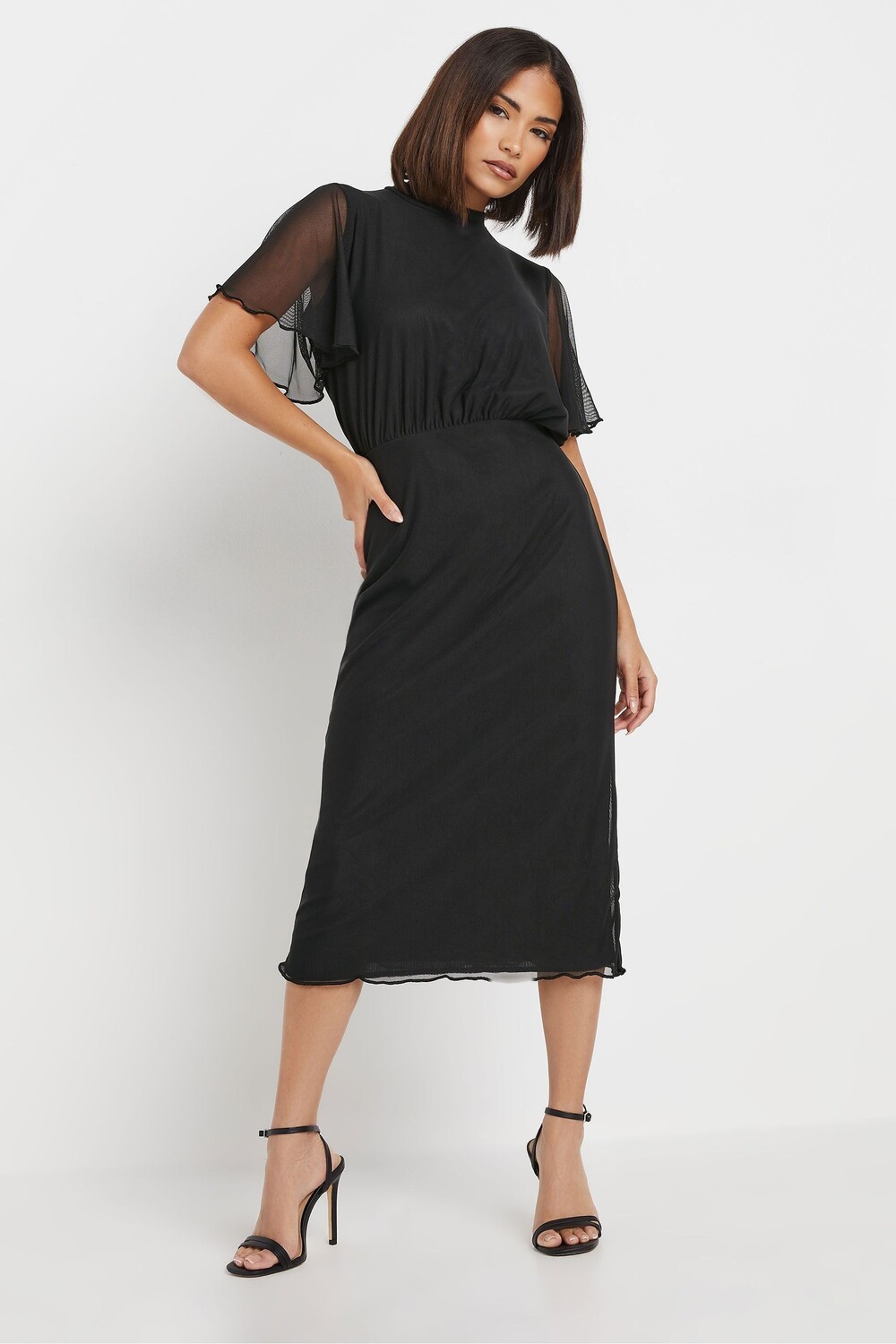 Платье миди из сетки Pixiegirl Petite, черный
Платье миди из сетки Pixiegirl Petite, черный