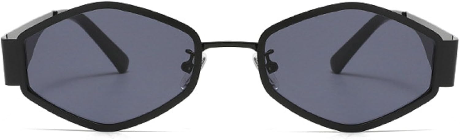 Многоугольные солнцезащитные очки для женщин, модные ромбовидные солнцезащитные очки для женщин, ретро-винтажные металлические очки неправильной формы 2025 mincl, Black
Многоугольные солнцезащитные очки для женщин, модные ромбовидные солнцезащитные очки для женщин, ретро-винтажные металлические очки неправильной формы 2025 mincl, Black