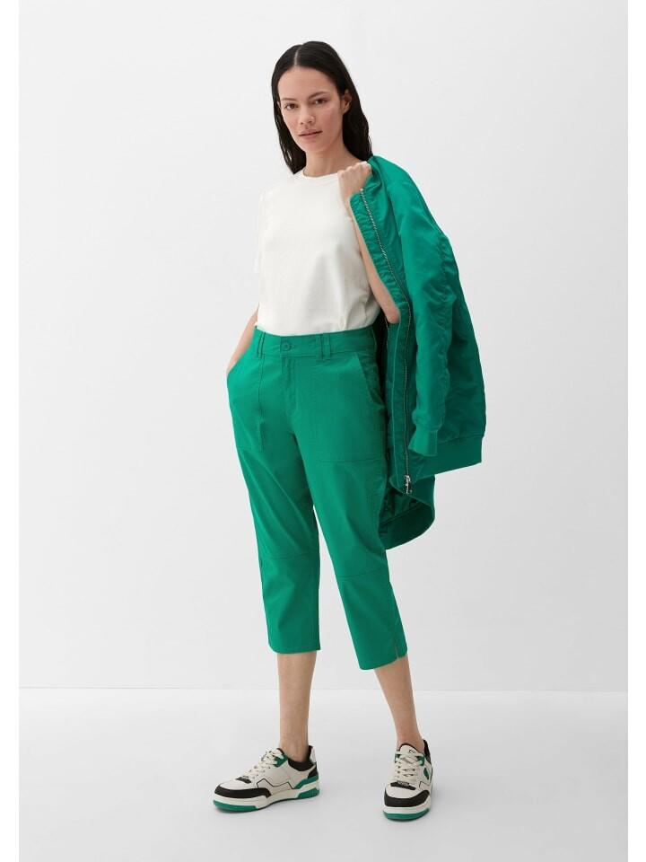 Тканевые брюки s.Oliver, зеленый
Тканевые брюки s.Oliver, зеленый