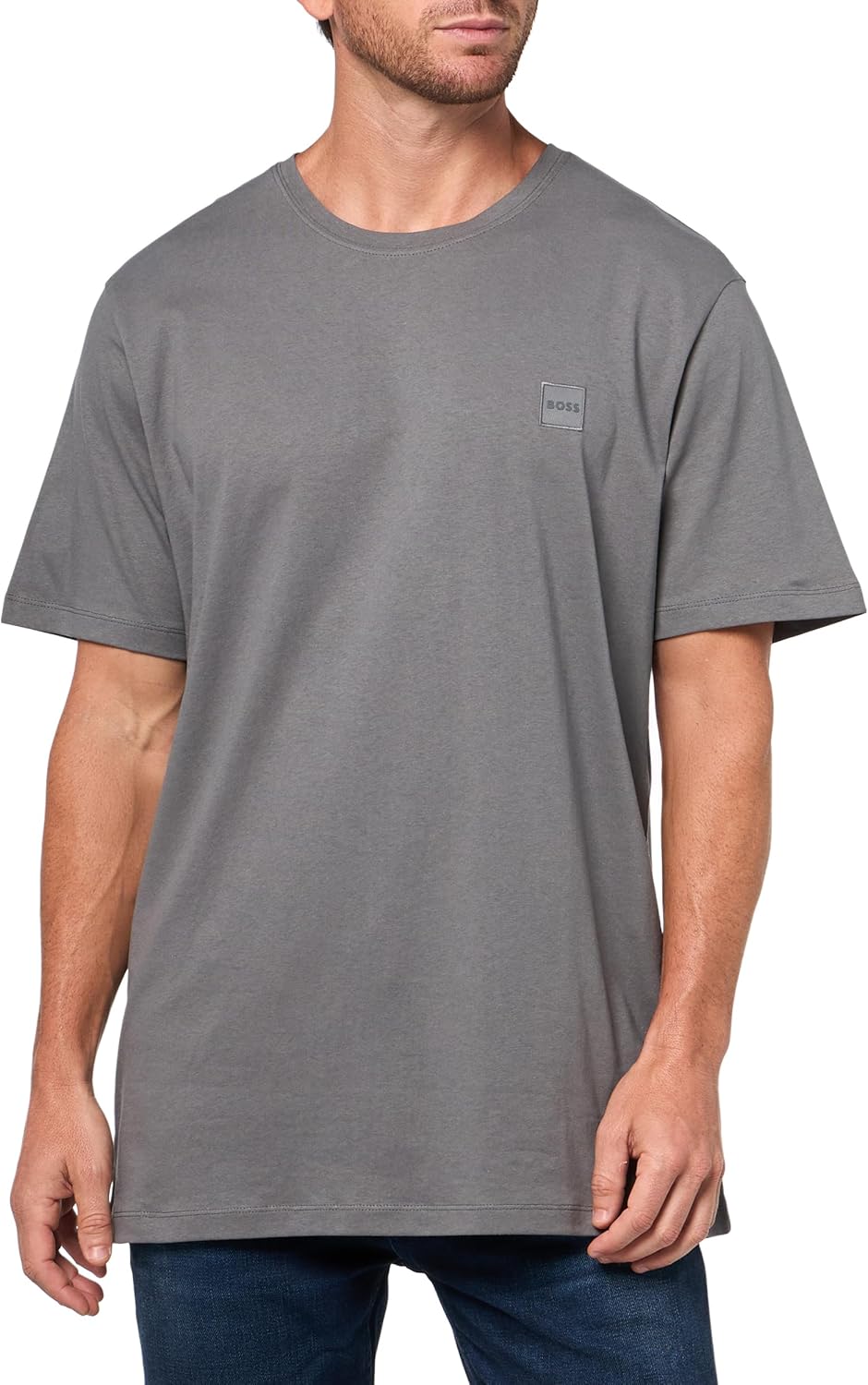 BOSS Мужская футболка, Mushroom Grey, Серый, BOSS Мужская футболка, Mushroom Grey
BOSS Мужская футболка, Mushroom Grey, Серый, BOSS Мужская футболка, Mushroom Grey
