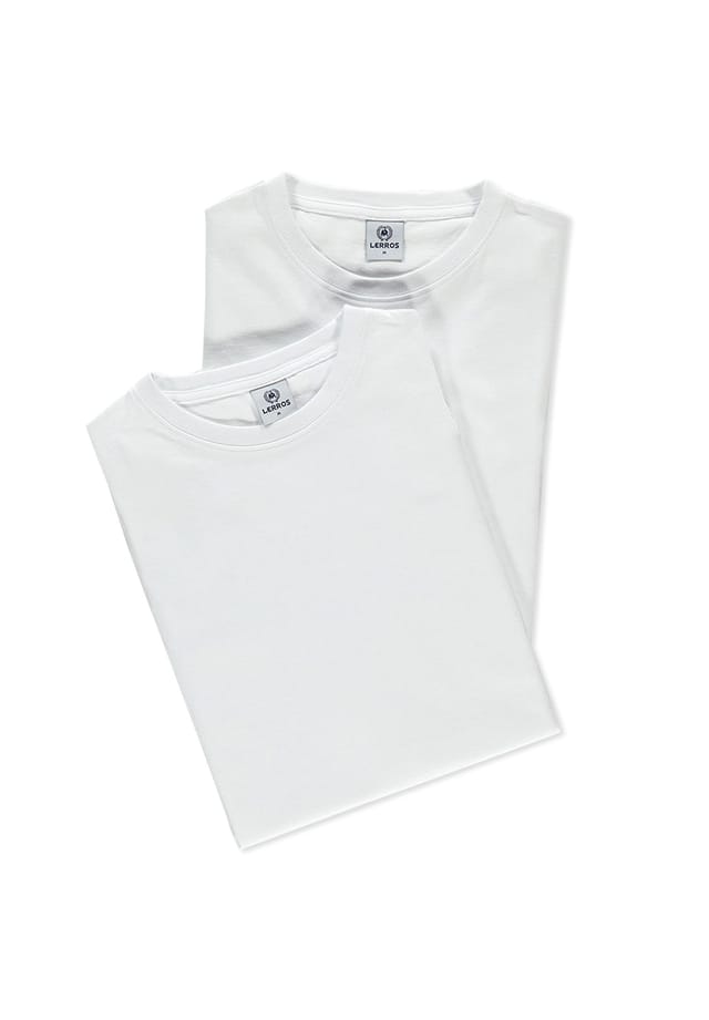 Футболка с круглым вырезом комплект из двух предметов из хлопка высшего качества Lerros, белый
Футболка с круглым вырезом комплект из двух предметов из хлопка высшего качества Lerros, белый