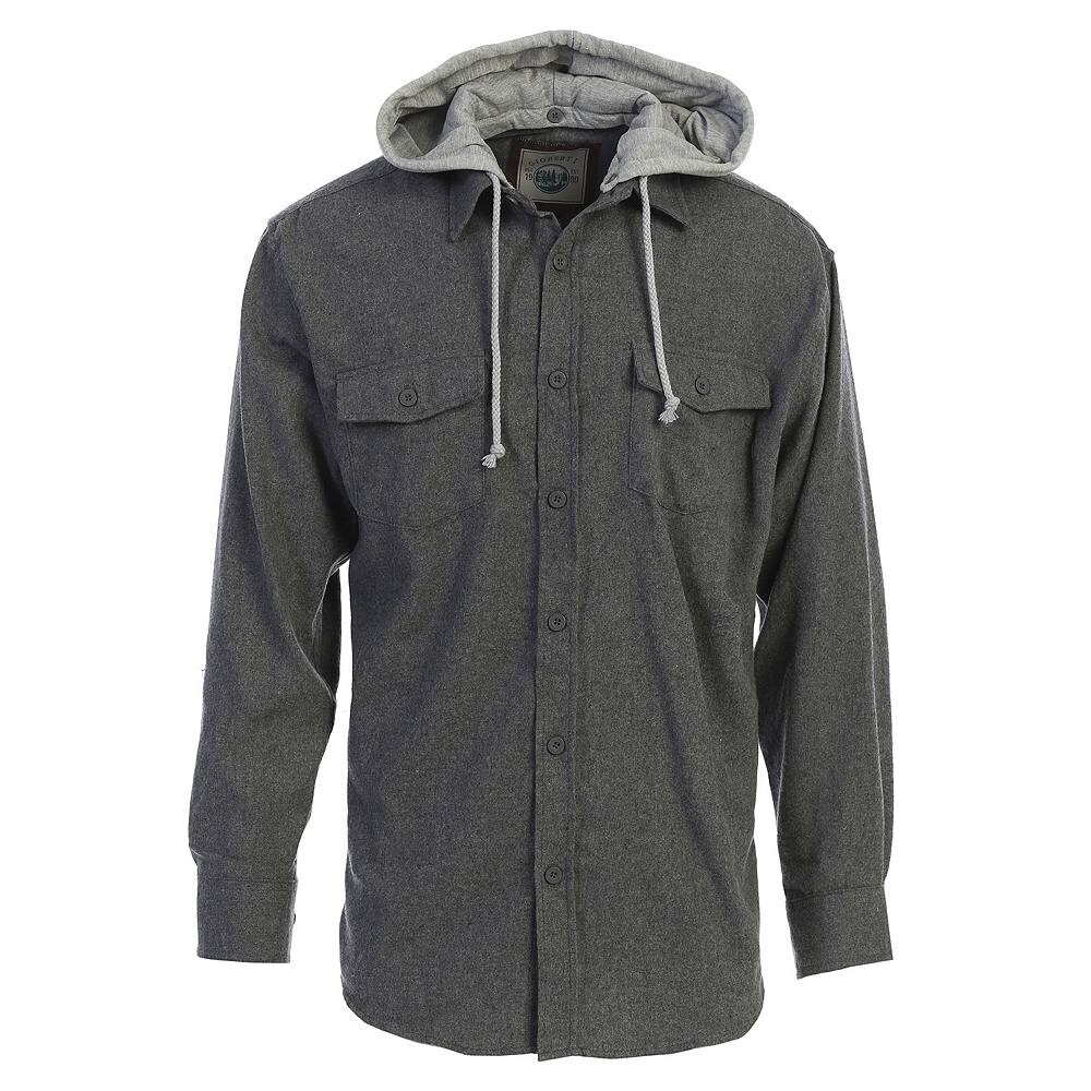 Gioberti Мужская съемная толстовка с капюшоном в клетку, фланелевая рубашка на пуговицах, цвет Heather Charcoal
Gioberti Мужская съемная толстовка с капюшоном в клетку, фланелевая рубашка на пуговицах, цвет Heather Charcoal