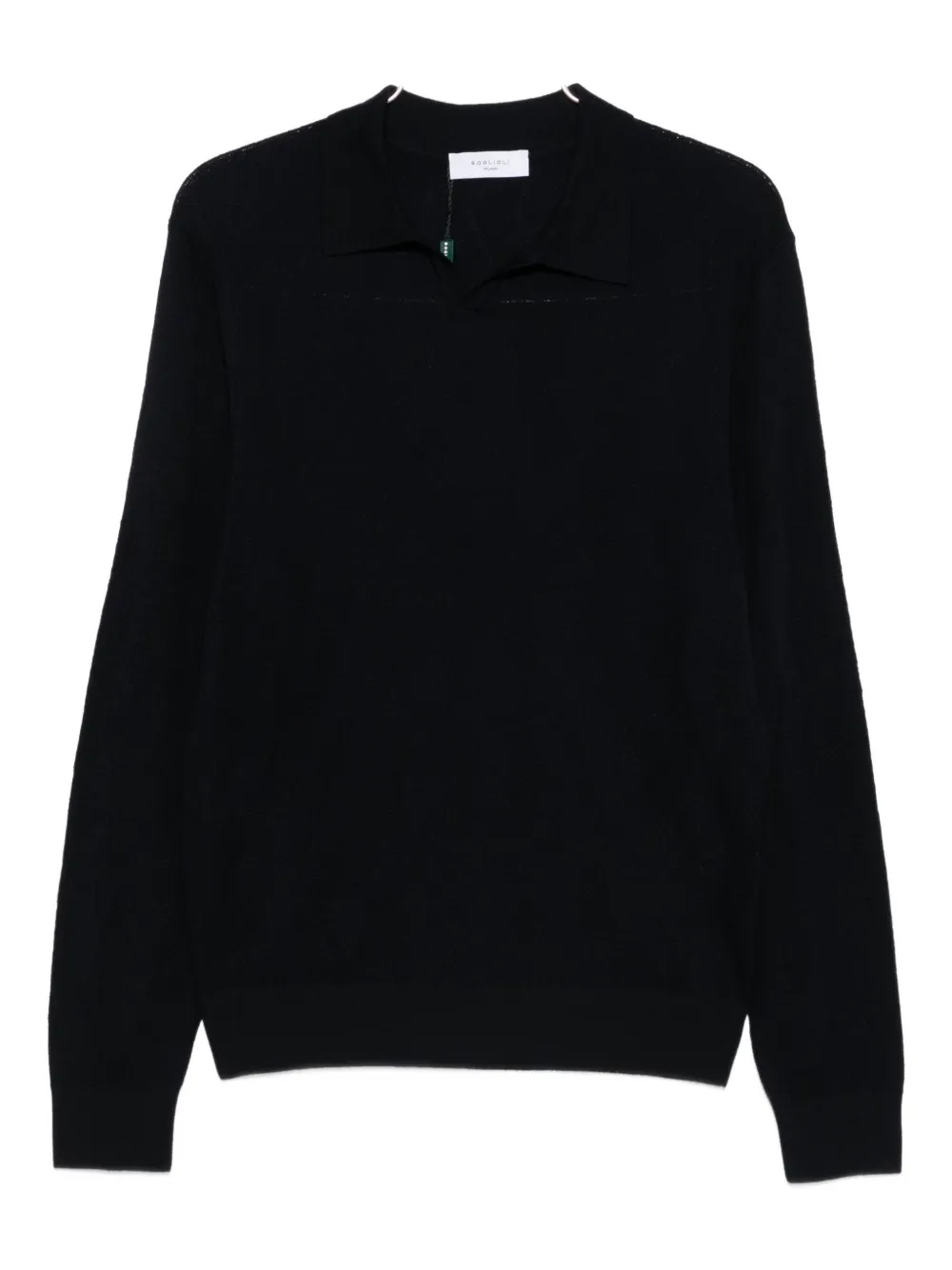 Футболка из шерсти с воротником поло Boglioli, черный
Футболка из шерсти с воротником поло Boglioli, черный