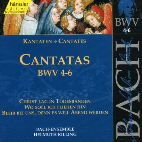 CD диск Bach / Gachinger Kantorei / Rilling: Sacred Cantatas BWV 4-6 
CD диск Bach / Gachinger Kantorei / Rilling: Sacred Cantatas BWV 4-6