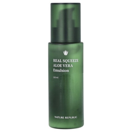 Эмульсия Real Squeeze Aloe Vera 4,39 жидких унций 130 мл Nature Republic
Эмульсия Real Squeeze Aloe Vera 4,39 жидких унций 130 мл Nature Republic
