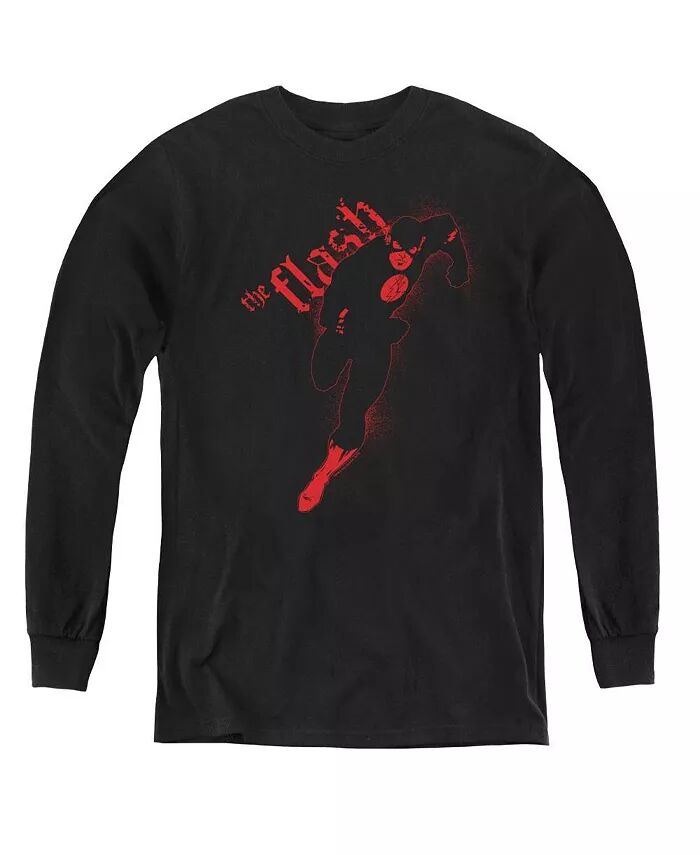 Свитшот с длинным рукавом Boys of America Youth Flash Darkness Justice League, черный 
Свитшот с длинным рукавом Boys of America Youth Flash Darkness Justice League, черный