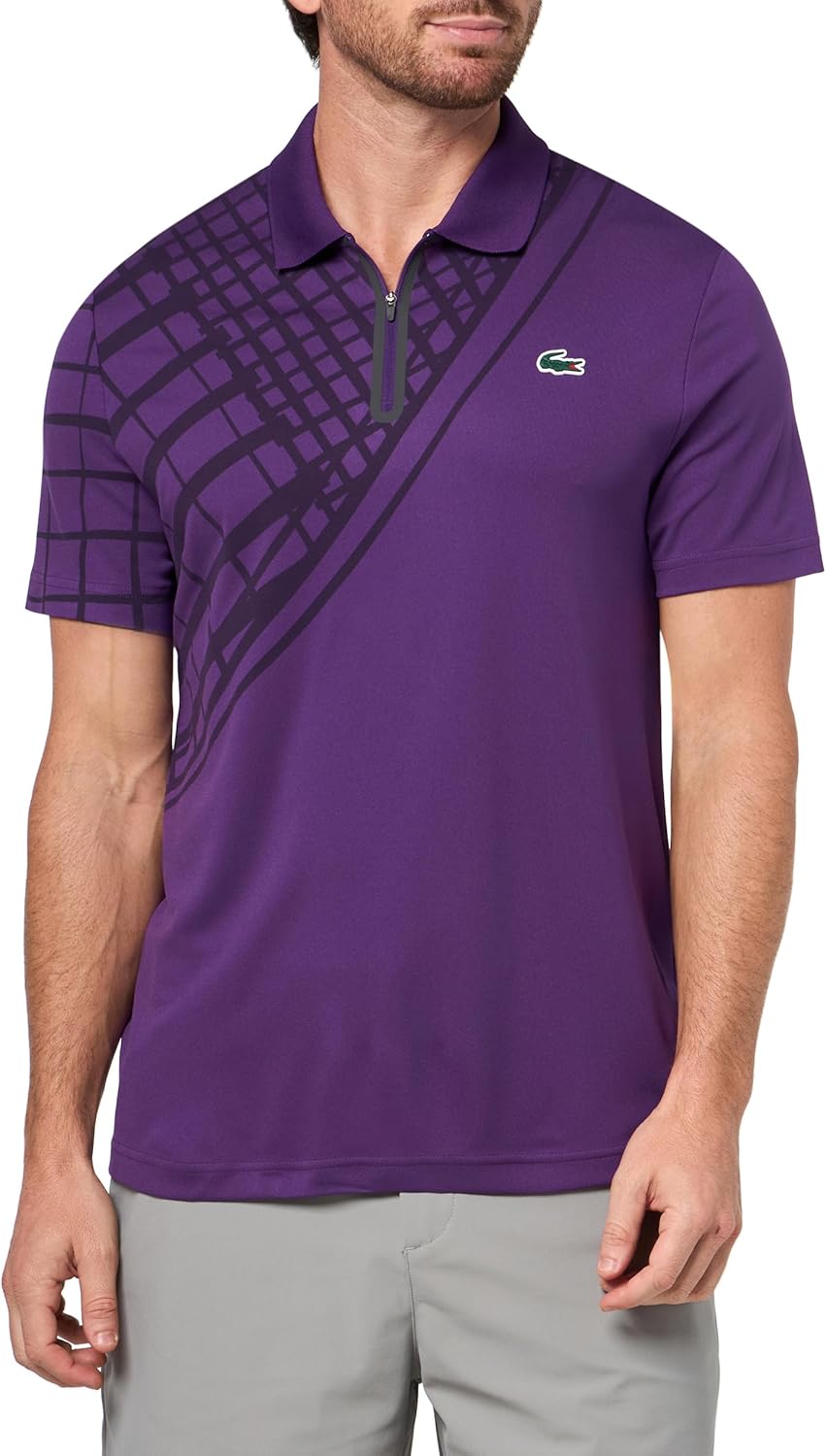Lacoste мужская спортивная футболка-поло Ultra-Dry Printed Slim Fit Tennis, Cossak Purple, Фиолетовый, Lacoste мужская спортивная футболка-поло Ultra-Dry Printed Slim Fit Tennis, Cossak Purple
Lacoste мужская спортивная футболка-поло Ultra-Dry Printed Slim Fit Tennis, Cossak Purple, Фиолетовый, Lacoste мужская спортивная футболка-поло Ultra-Dry Printed Slim Fit Tennis, Cossak Purple