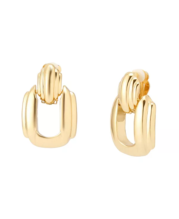 Ребристые серьги-клипсы в виде дверного молотка Robert Lee Morris Soho, gold
Ребристые серьги-клипсы в виде дверного молотка Robert Lee Morris Soho, gold