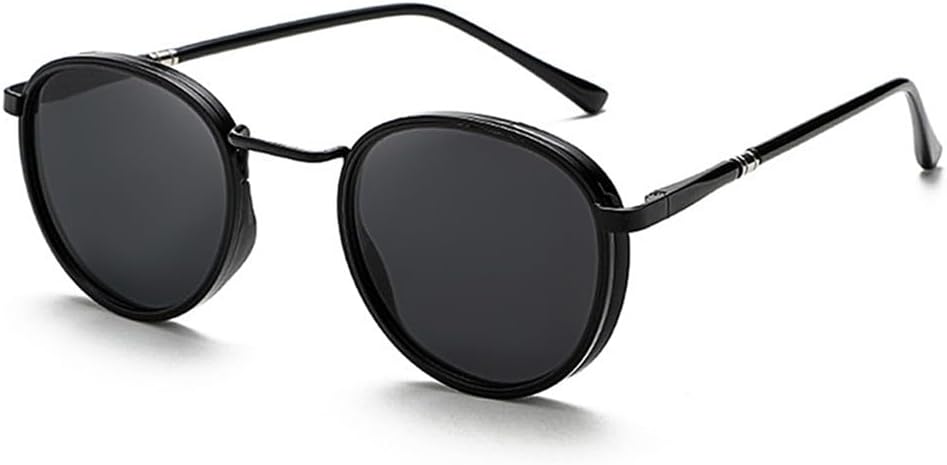 Винтажные поляризованные круглые солнцезащитные очки для мужчин в стиле стимпанк с металлической оправой, солнцезащитные очки для женщин для вождения, рыбалки, вечеринок, с защитой от УФ-излучения UV400 KTUCN, C01 Black
Винтажные поляризованные круглые солнцезащитные очки для мужчин в стиле стимпанк с металлической оправой, солнцезащитные очки для женщин для вождения, рыбалки, вечеринок, с защитой от УФ-излучения UV400 KTUCN, C01 Black