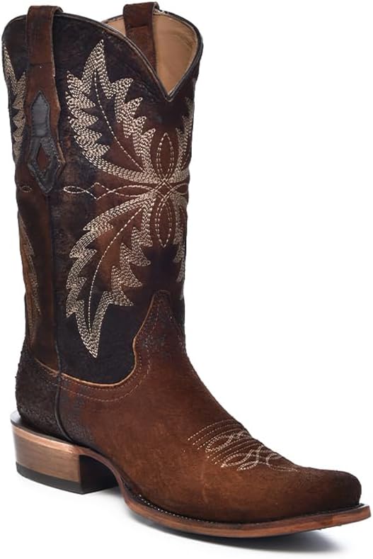 Мужские ковбойские сапоги CORRAL с шоколадной вышивкой, узким квадратным носком, кожаной подошвой, из овечьей/коровьей кожи, модель C4023 Corral Boots
Мужские ковбойские сапоги CORRAL с шоколадной вышивкой, узким квадратным носком, кожаной подошвой, из овечьей/коровьей кожи, модель C4023 Corral Boots