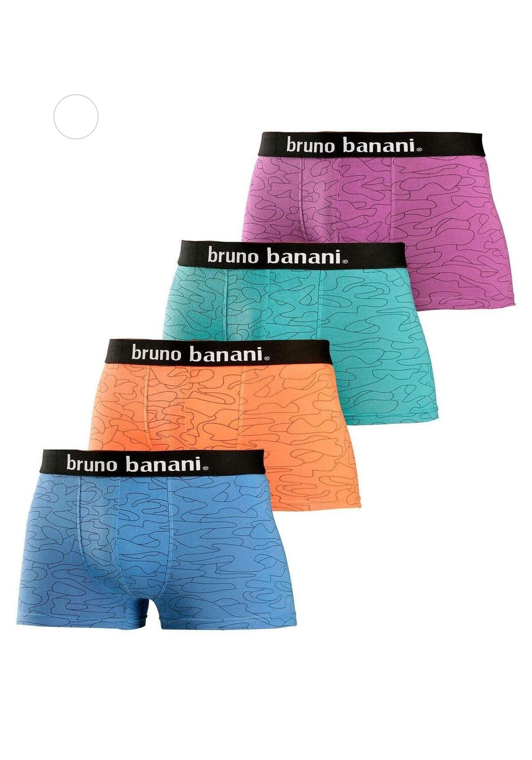 Боксеры Bruno Banani Boxershorts, цвет blau, orange, türkis, lila
Боксеры Bruno Banani Boxershorts, цвет blau, orange, türkis, lila