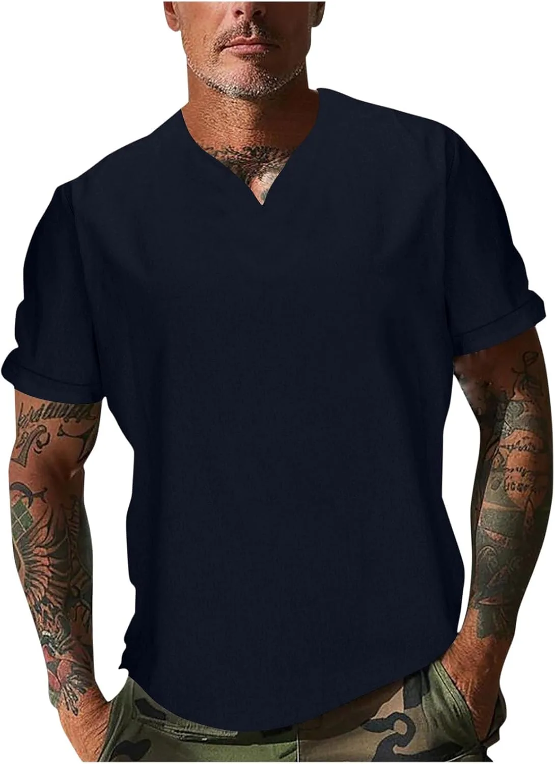 Мужская футболка Regular-Fit с коротким рукавом, Plus Size
Мужская футболка Regular-Fit с коротким рукавом, Plus Size