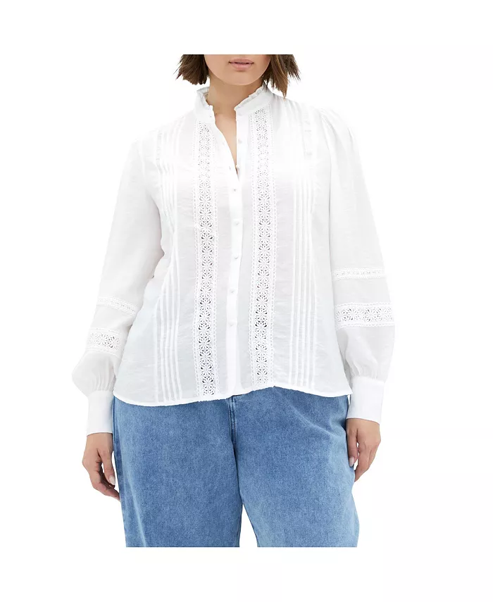 Рубашка причудливой формы больших размеров CITY CHIC, коричневый/бежевый 
Рубашка причудливой формы больших размеров CITY CHIC, коричневый/бежевый