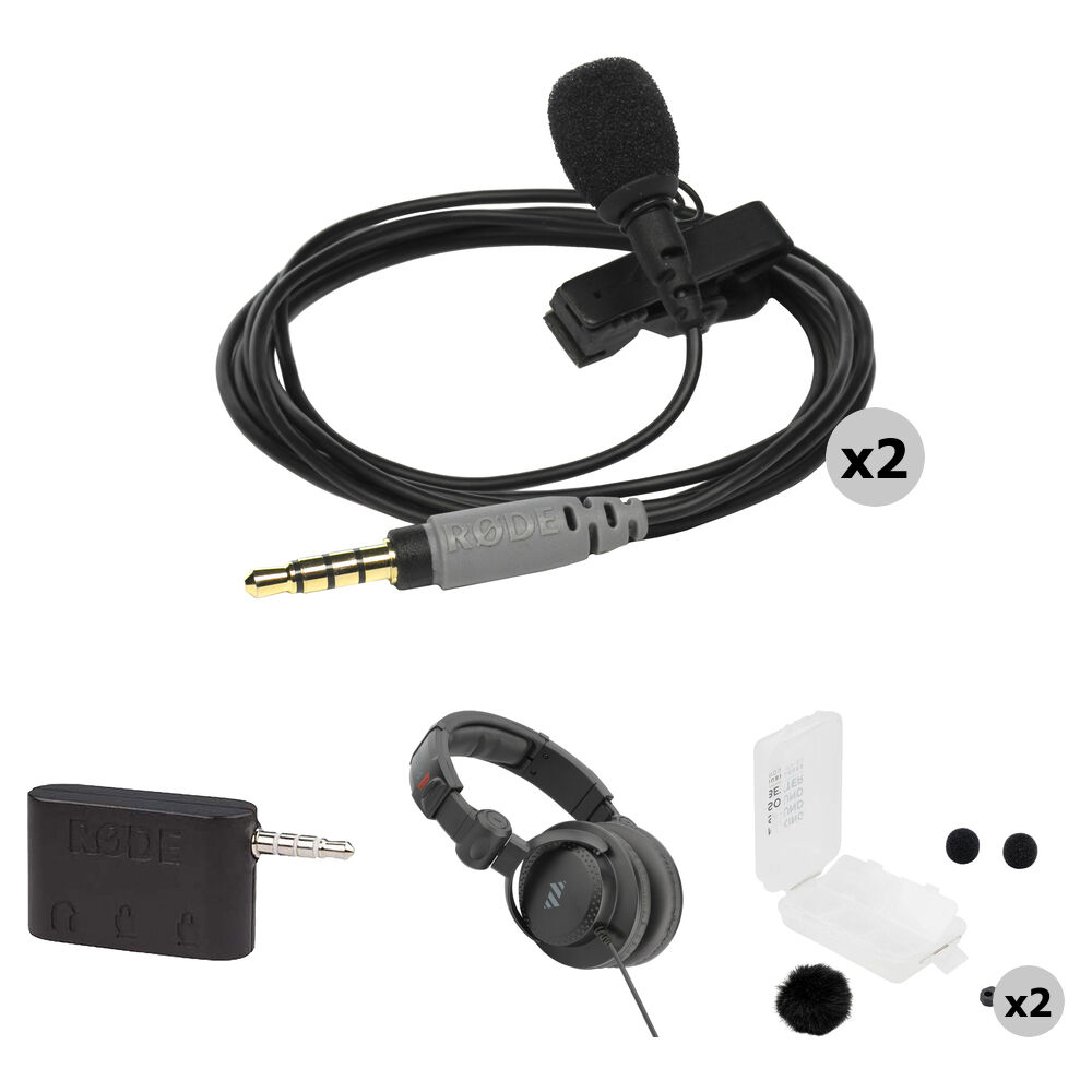 Комплект для интервьюирования RODE smartLav+ для двух человек с петличкой для использования на открытом воздухе с мобильными устройствами (черный)
Комплект для интервьюирования RODE smartLav+ для двух человек с петличкой для использования на открытом воздухе с мобильными устройствами (черный)