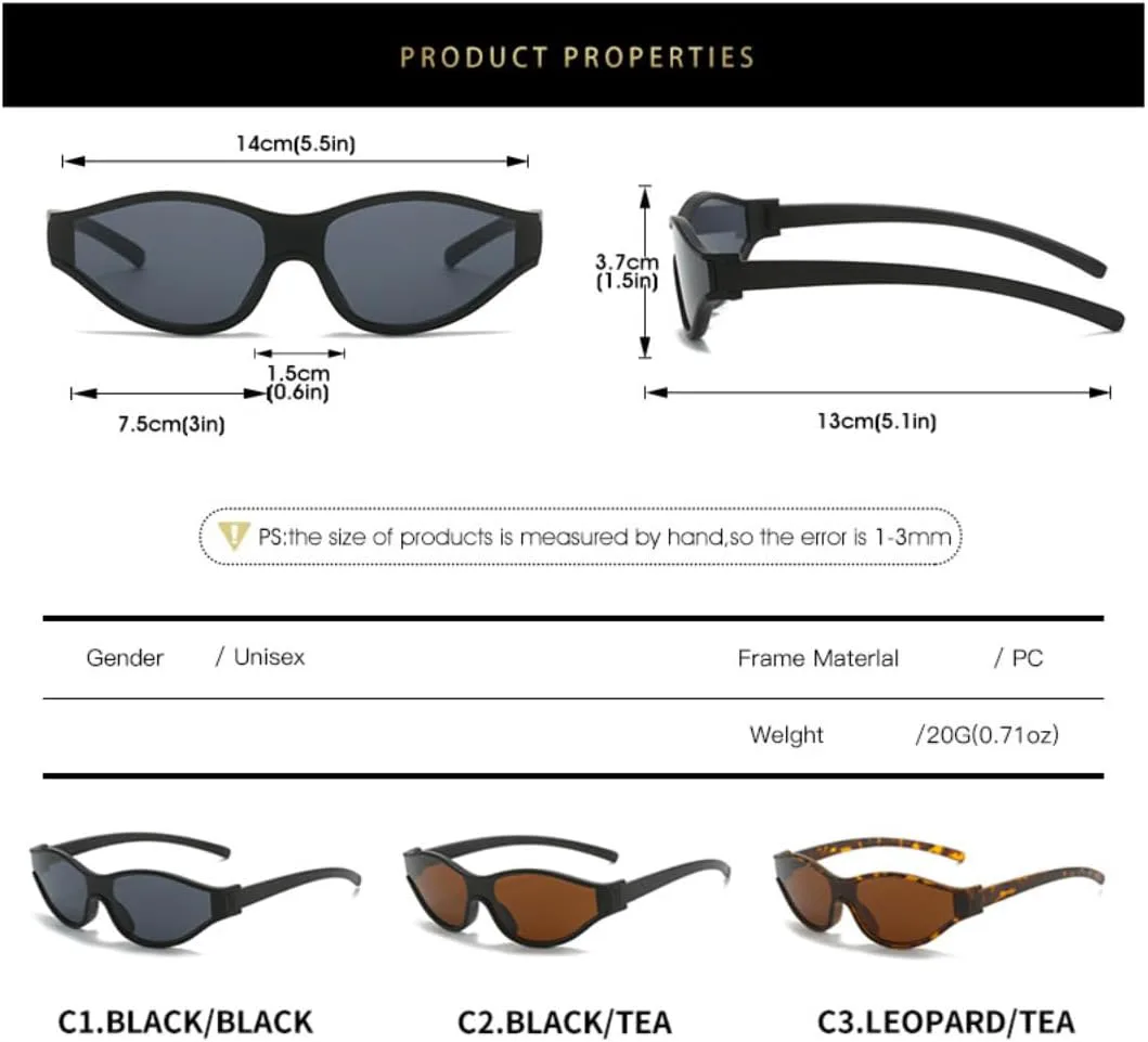Маленькие солнцезащитные очки «кошачий глаз» для женщин и мужчин, винтажные зеркальные очки класса люкс с защитой от УФ-излучения UV400 UATXTAU, Leopard Tea
Маленькие солнцезащитные очки «кошачий глаз» для женщин и мужчин, винтажные зеркальные очки класса люкс с защитой от УФ-излучения UV400 UATXTAU, Leopard Tea