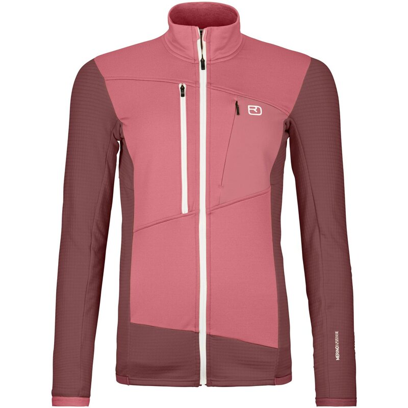 Под курткой флисовая куртка-сетка Ortovox, цвет mountain rose
Под курткой флисовая куртка-сетка Ortovox, цвет mountain rose