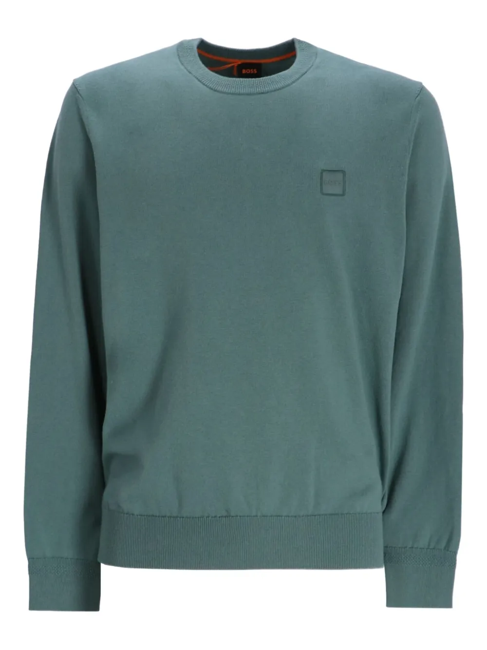 Свитер с логотипом Boss, зеленый
Свитер с логотипом Boss, зеленый