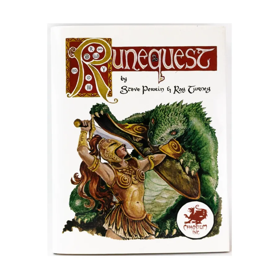 Runequest (Classic Edition, Leatherette Cover), RuneQuest (Chaosium), твердый переплет
Runequest (Classic Edition, Leatherette Cover), RuneQuest (Chaosium), твердый переплет