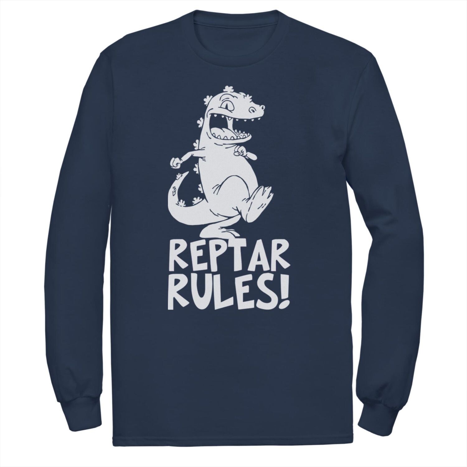 Мужская футболка Rugrats Reptar Rules с длинными рукавами Licensed Character
Мужская футболка Rugrats Reptar Rules с длинными рукавами Licensed Character