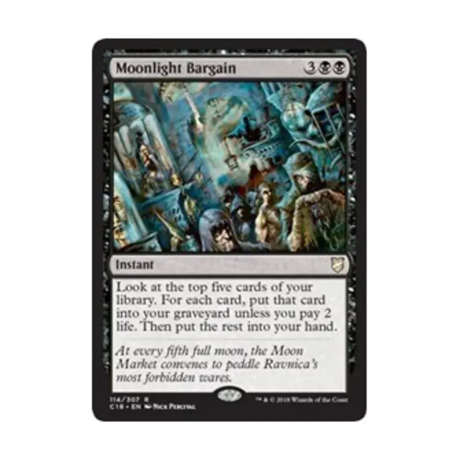 CCG Сделка при лунном свете (клавиша R), MTG - Commander 2018
CCG Сделка при лунном свете (клавиша R), MTG - Commander 2018