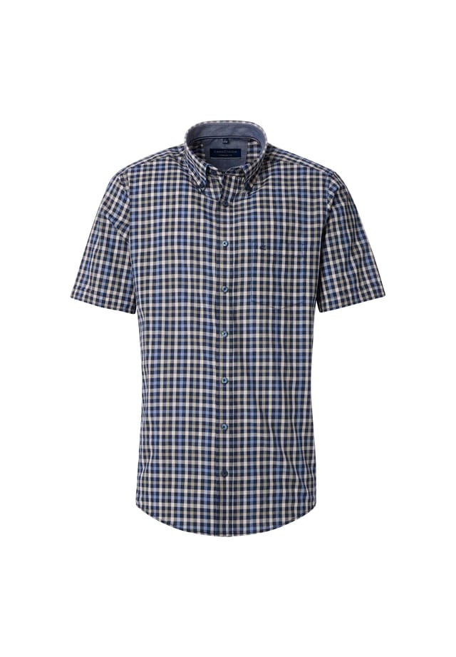 Повседневная рубашка с коротким рукавом в клетку удобная посадка Casamoda, зеленый
Повседневная рубашка с коротким рукавом в клетку удобная посадка Casamoda, зеленый